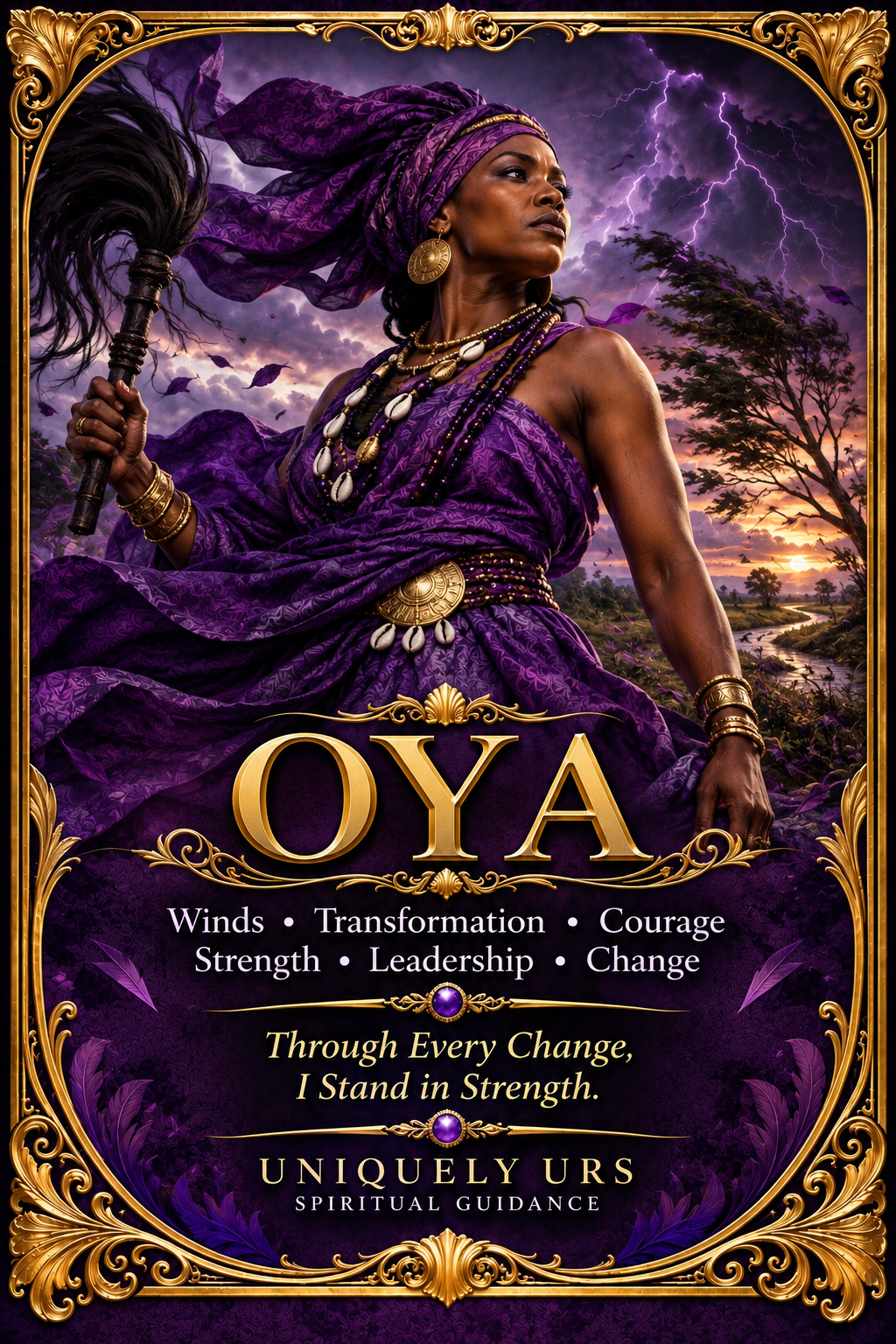 OYA — Yoruba Òrìṣà Candle