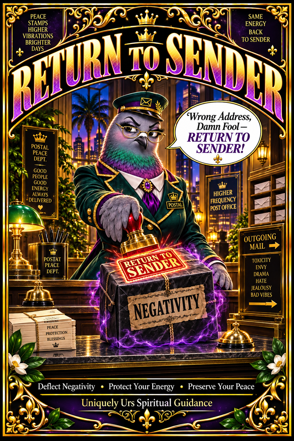 RETURN TO SENDER CANDLE
