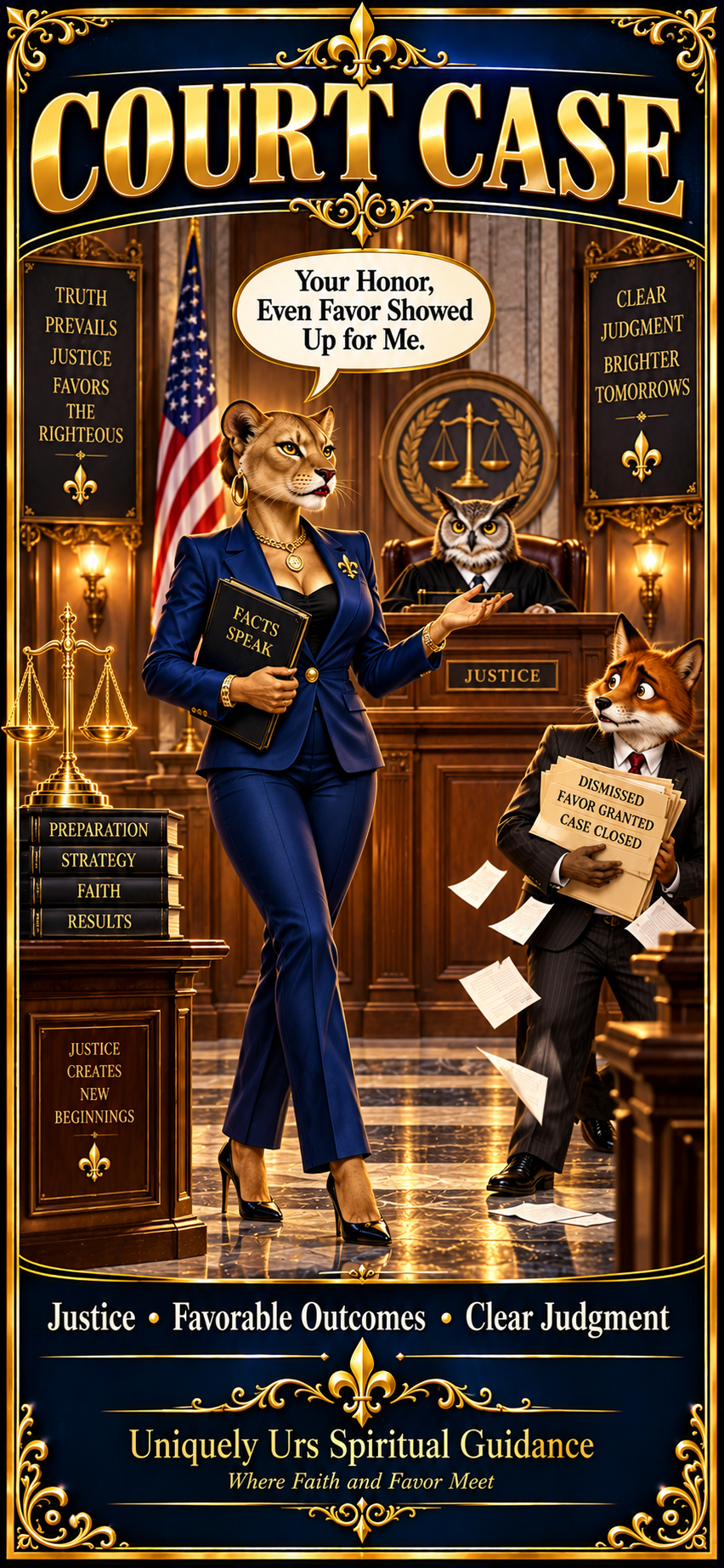 COURT CASE CANDLE