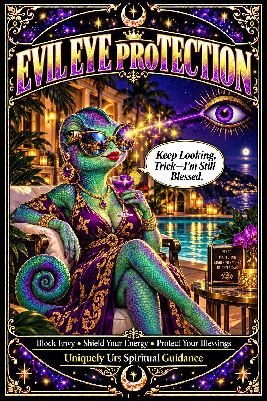 EVIL EYE PROTECTION CANDLE