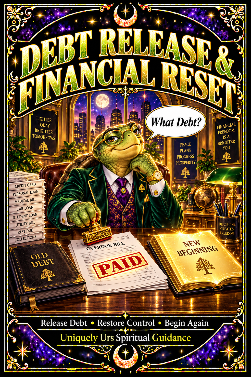 DEBT RELEASE & FINANCIAL RESET CANDLE