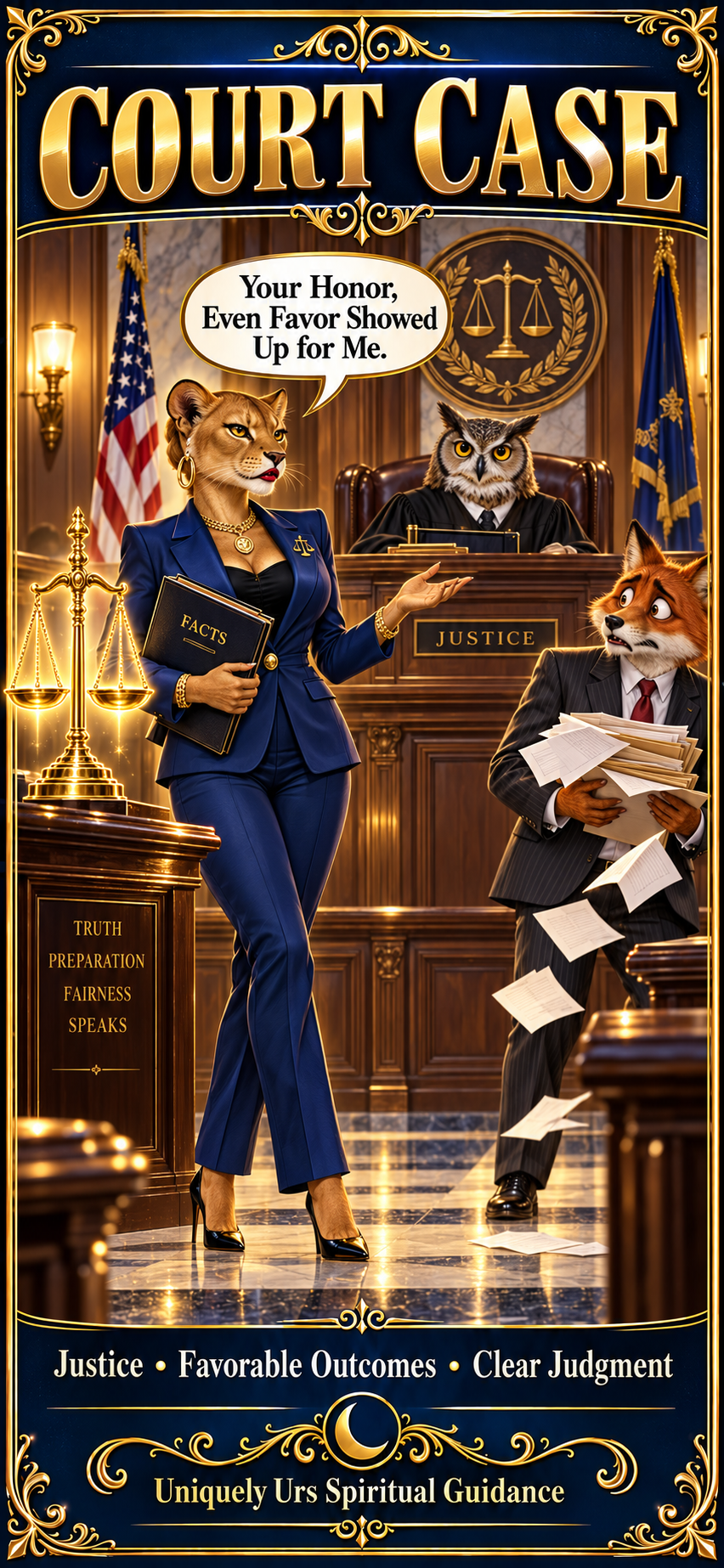 COURT CASE CANDLE