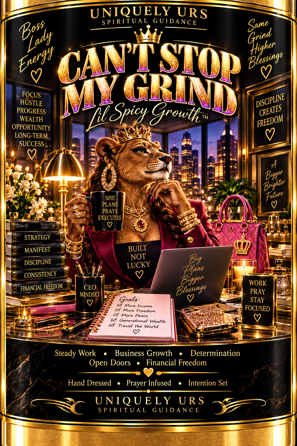 CAN’T STOP MY GRIND — LIL SPICY GROWTH™