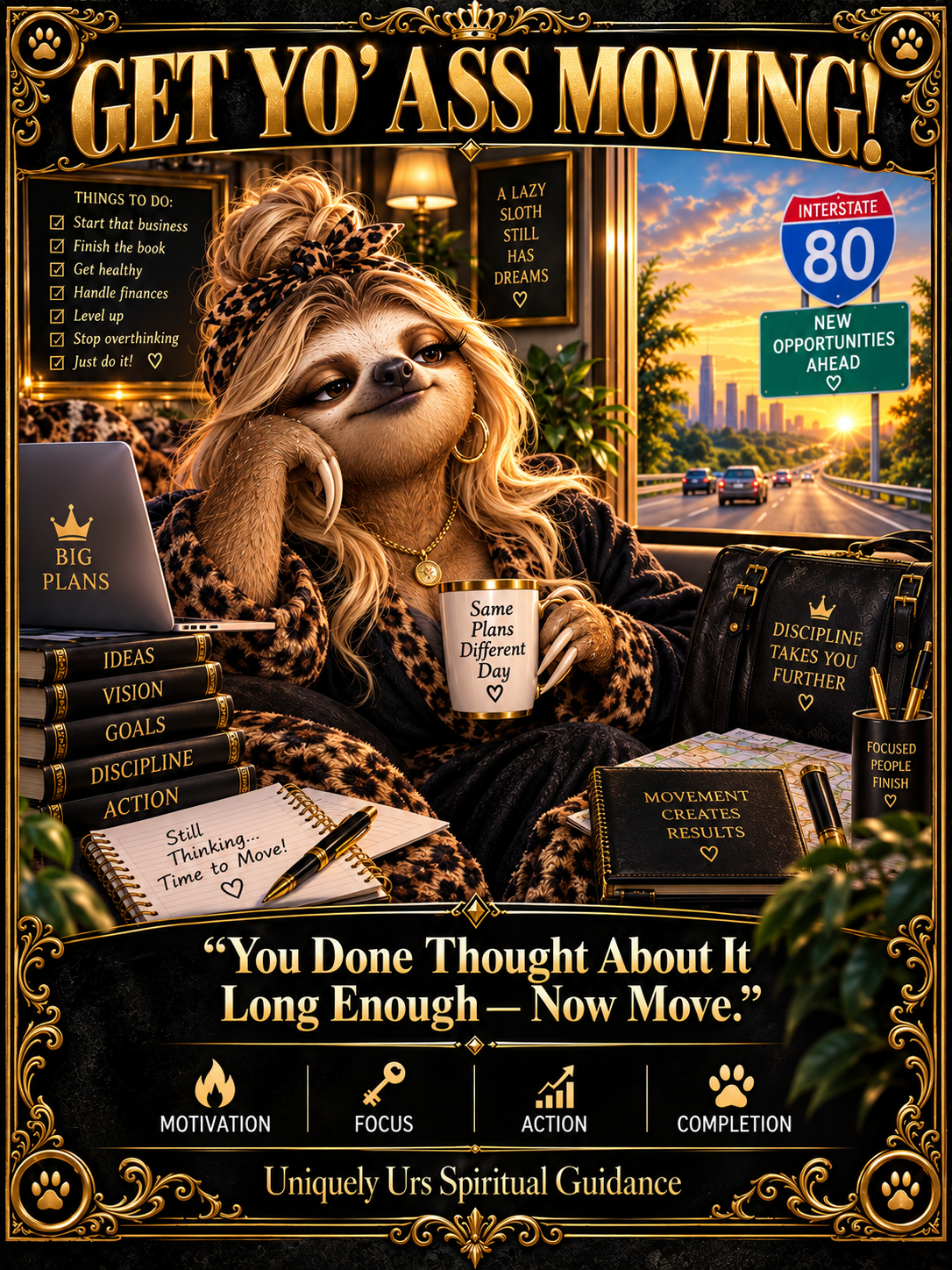 GET YO’ ASS MOVING!™