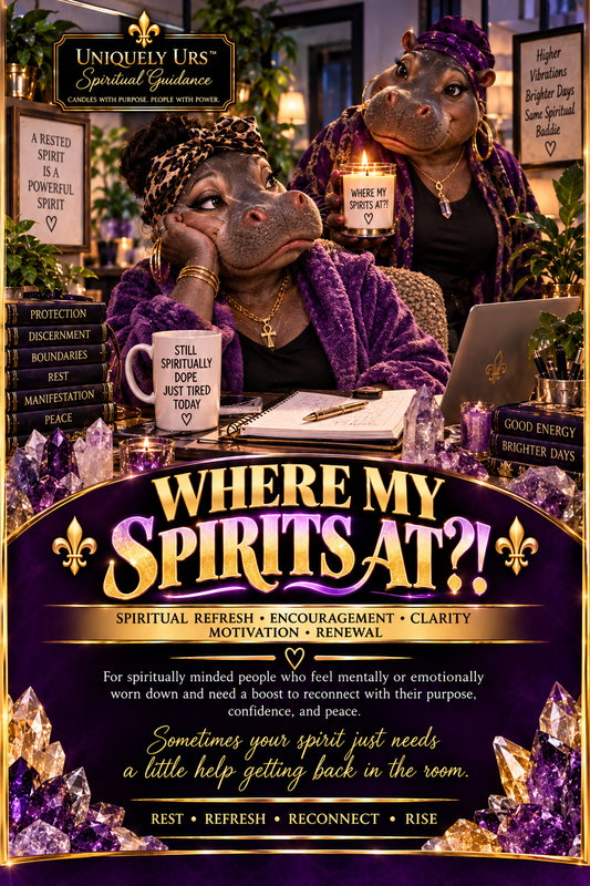 WHERE MY SPIRITS AT?!