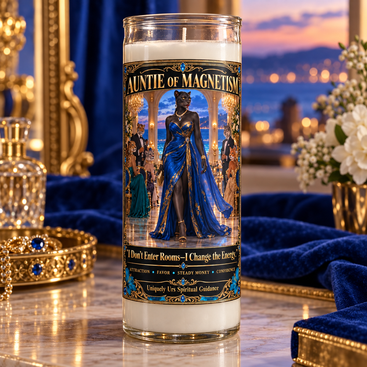 AUNTIE OF MAGNETISM CANDLE
