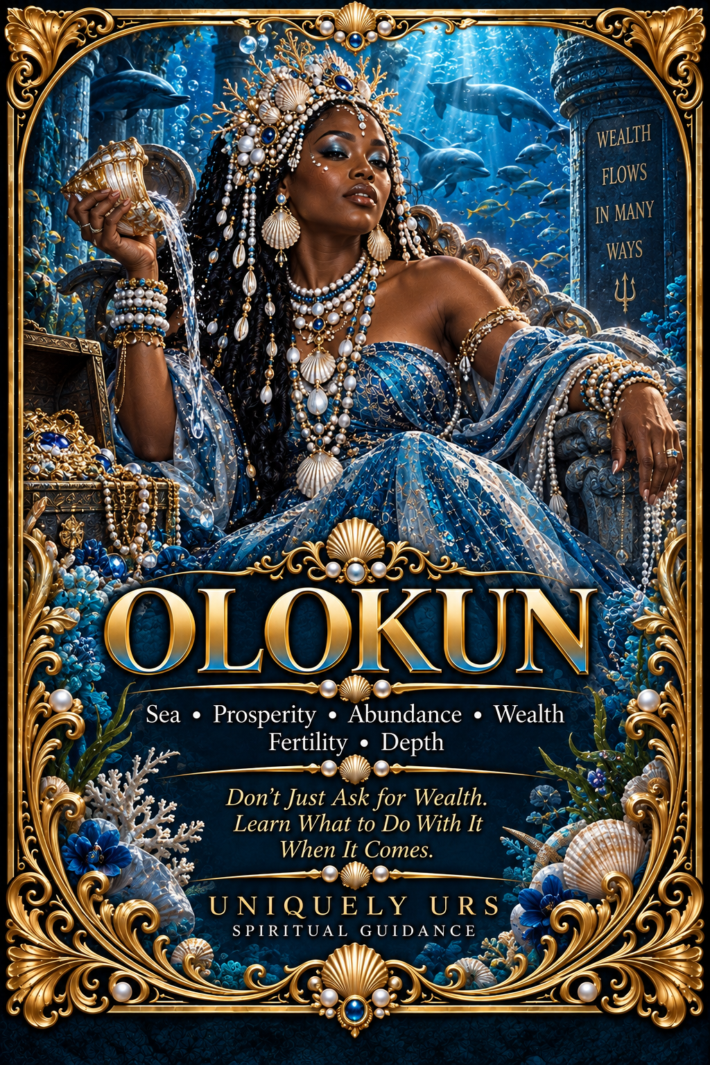 OLOKUN — Yoruba Òrìṣà Candle
