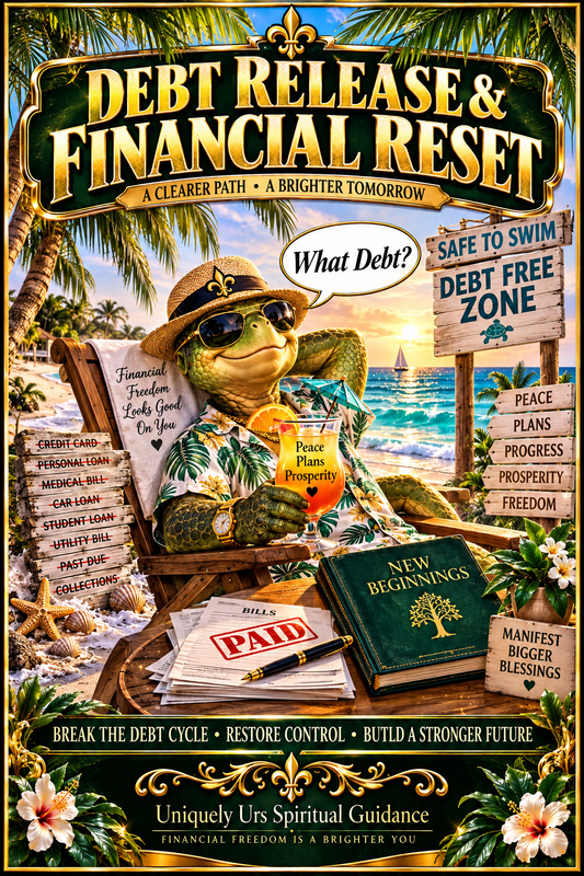 DEBT RELEASE & FINANCIAL RESET CANDLE