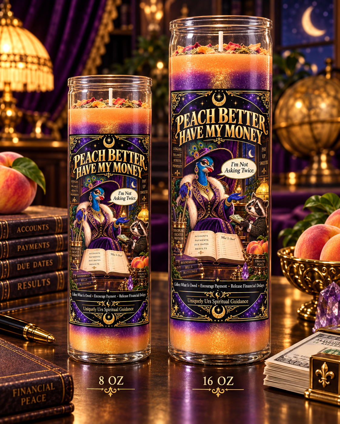 PEACH BETTER HAVE MY MONEY CANDLE