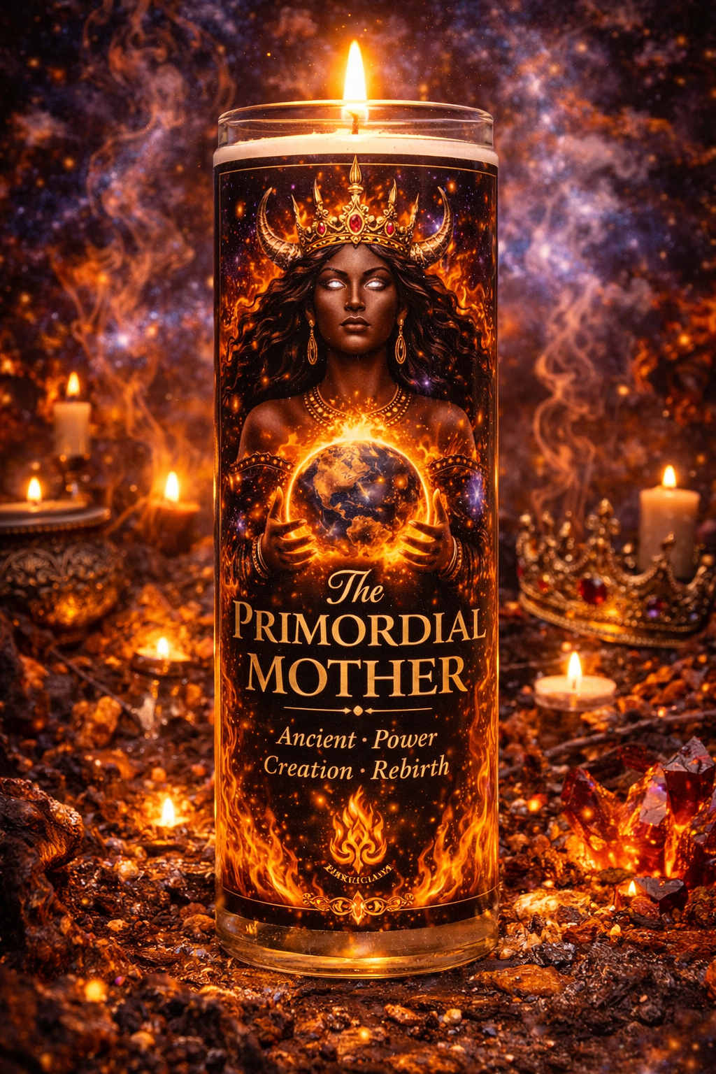 👑🌌🔥 THE PRIMORDIAL MOTHER CANDLE