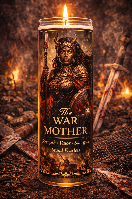 ⚔️ THE  WAR MOTHER CANDLE