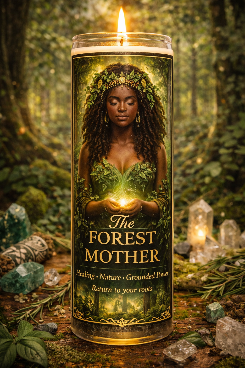 🌿 THE FOREST MOTHER CANDLE