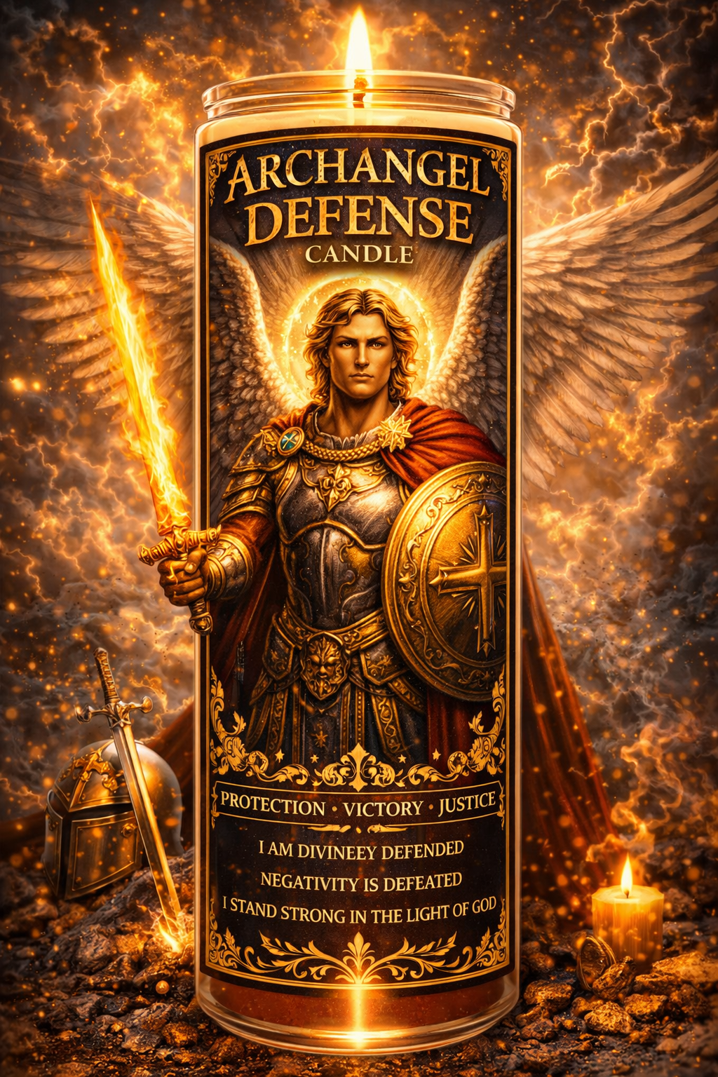 🕯️ ARCHANGEL DEFENSE CANDLE