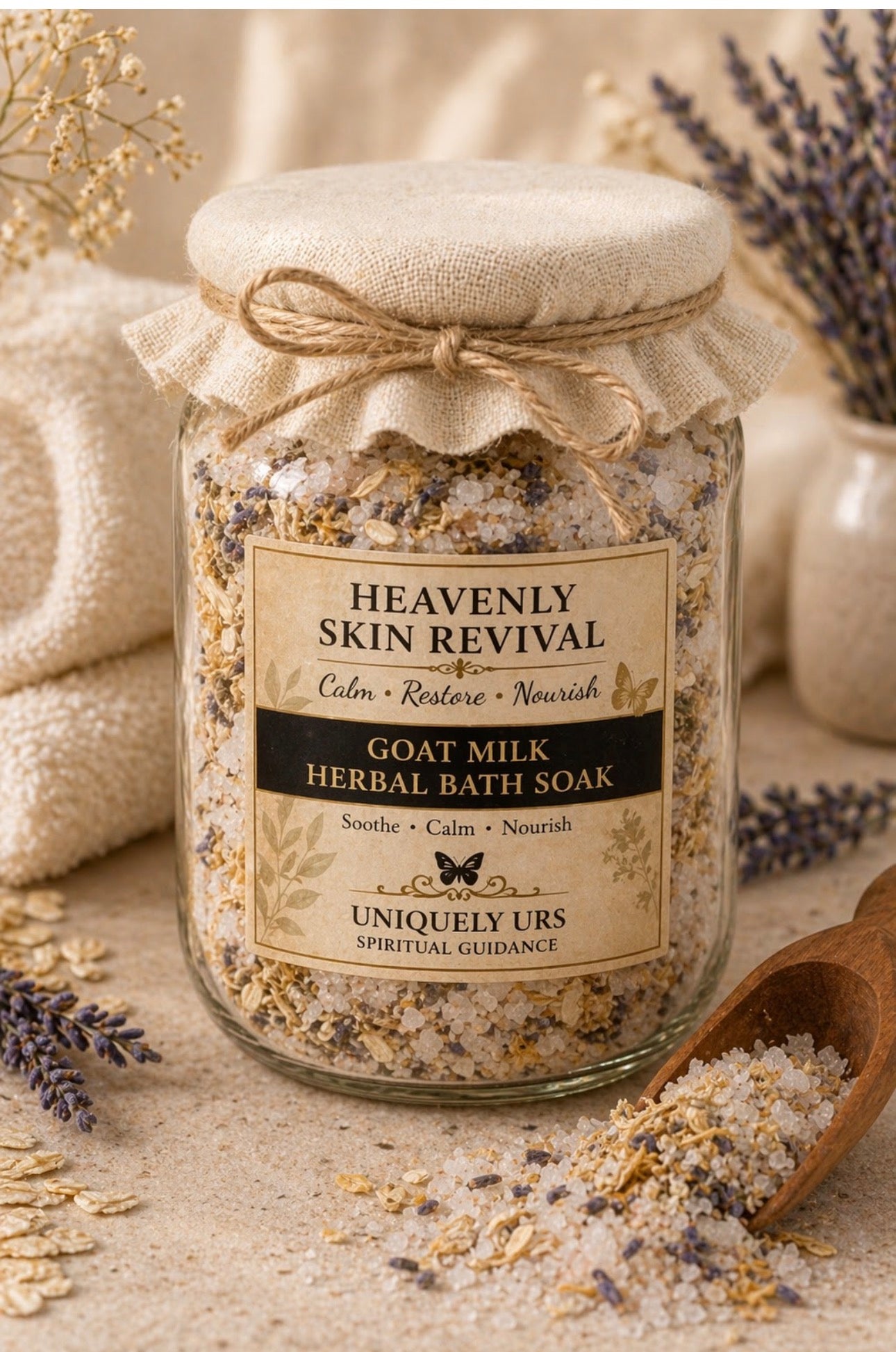 Heavenly Skin Revival Goat Milk Herbal Bath Soak