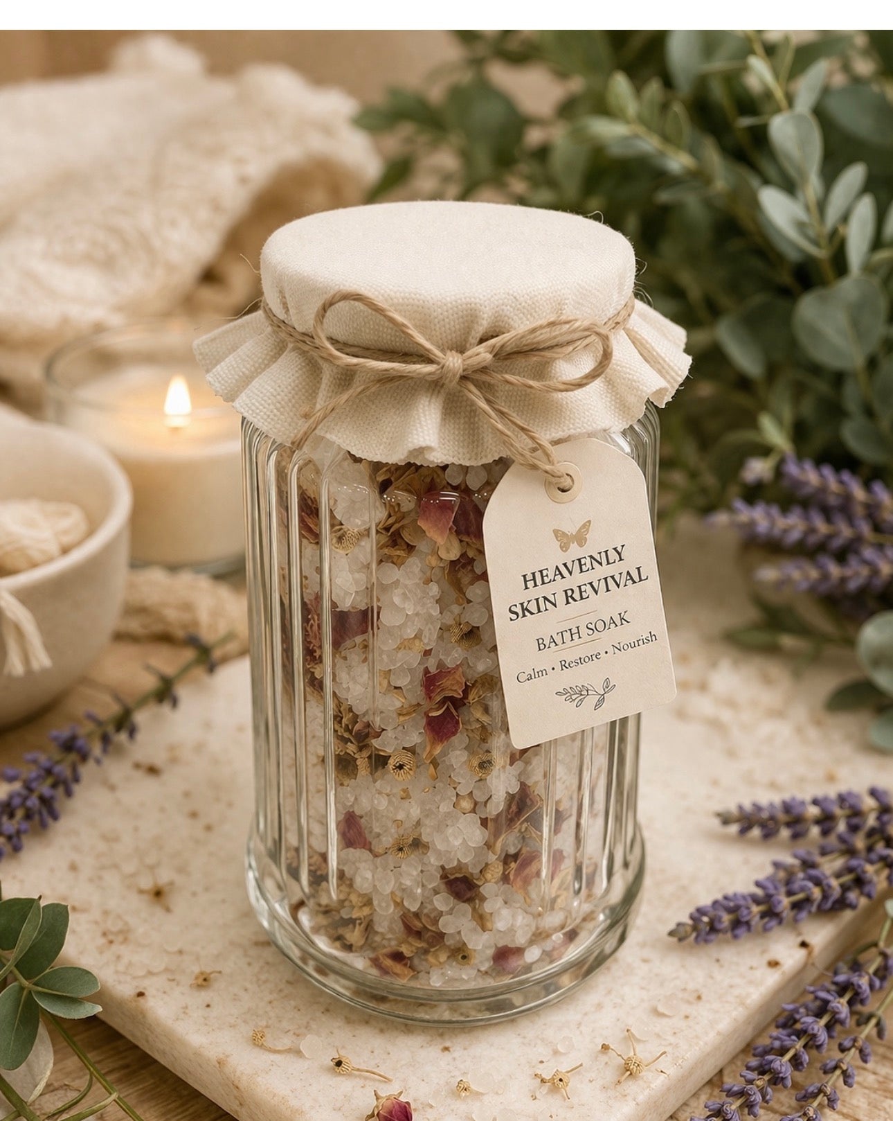 Heavenly Skin Revival Goat Milk Herbal Bath Soak