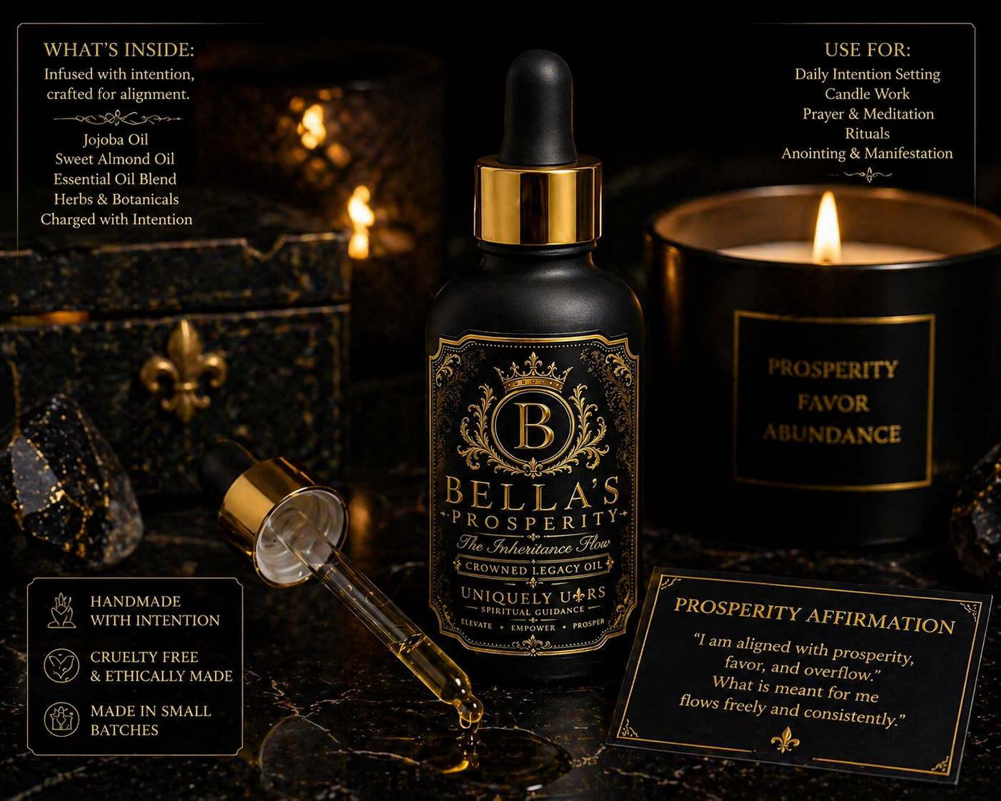 💰 Bella’s Prosperity — Crowned Legacy Oil