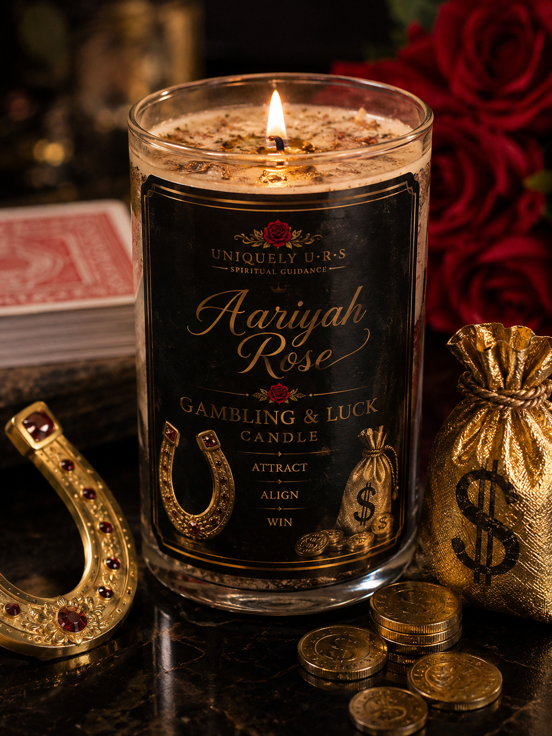 🌹 AARIYAH ROSE

THE LUCK & FAVOR CANDLE

Attraction • Momentum • Winning Energy
