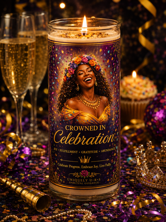 👑 CROWNED IN CELEBRATION

Joy • Fulfillment • Gratitude • Abundance

✨ Make a wish… joy is returning