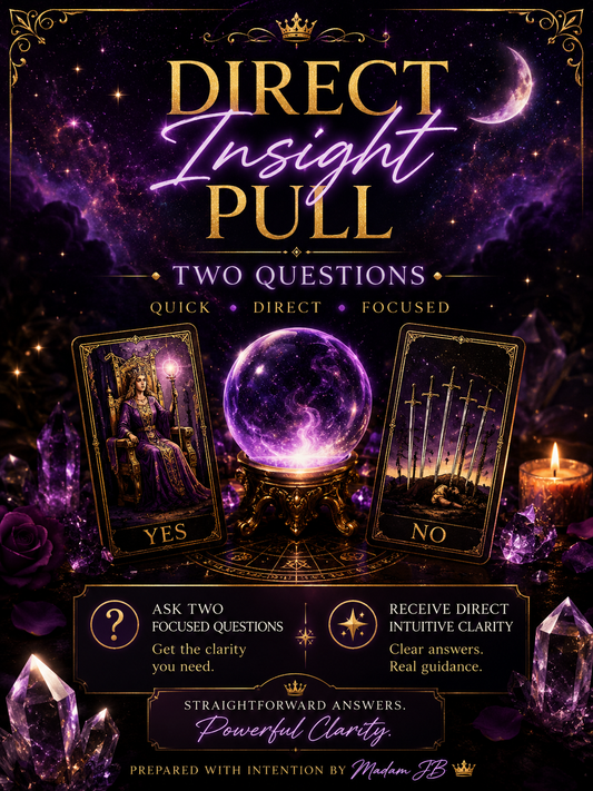 🔮 THE DIRECT INSIGHT PULL: 2 QUESTIONS