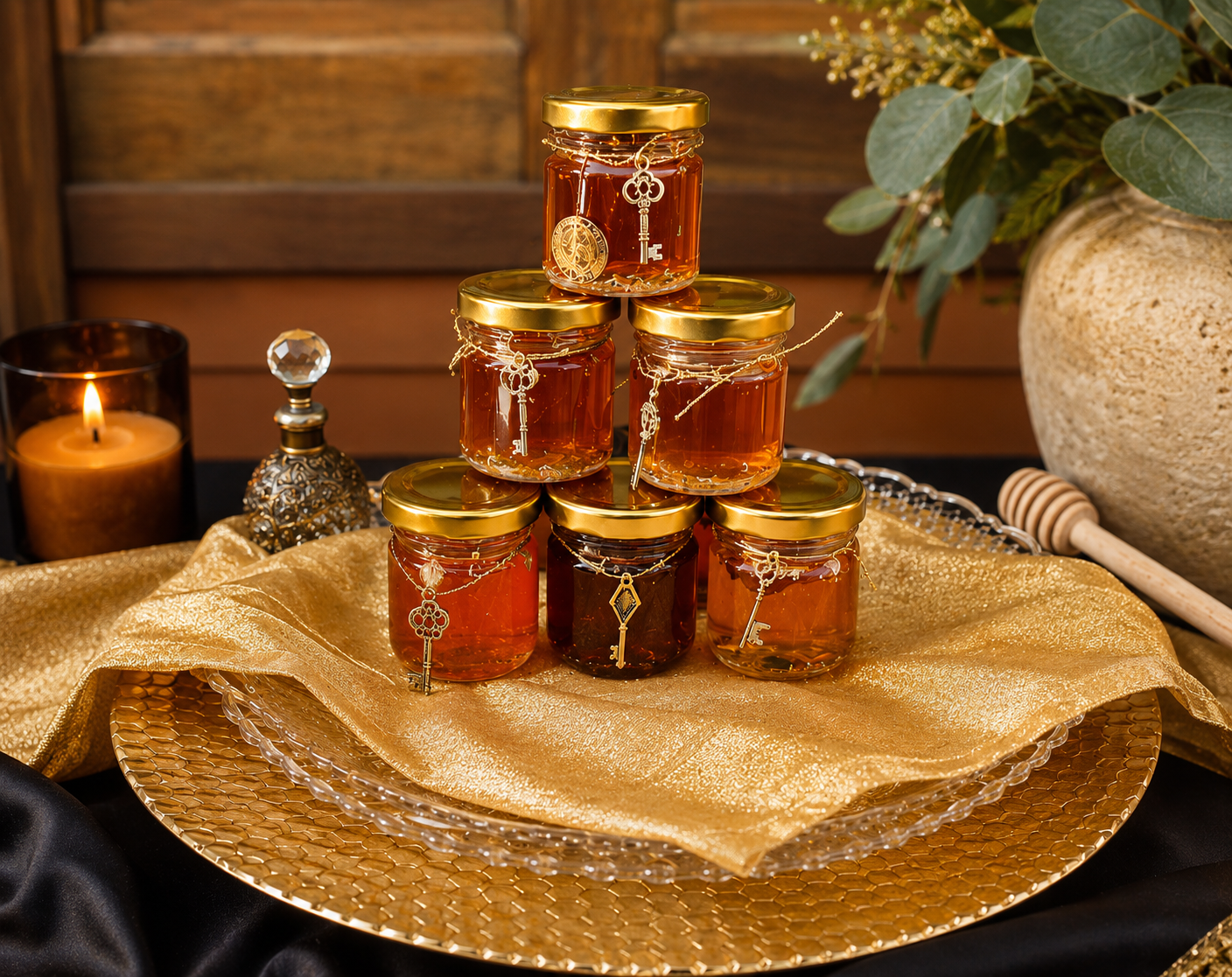 GOLDEN MONEY HONEY RITUAL JAR