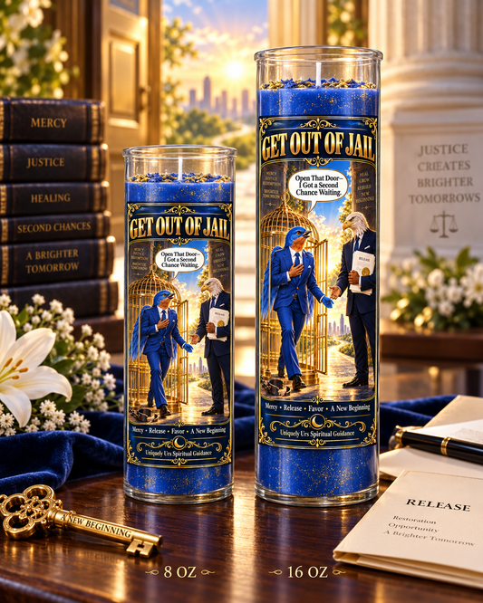 GET OUT OF JAIL CANDLE
